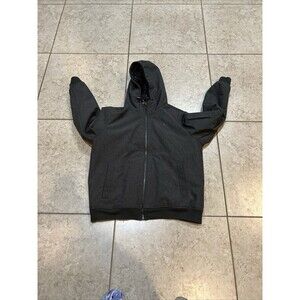 Tommy Hilfiger Men's XL‎ Jacket Coat Insulated Hooded Double Zip Front Gray